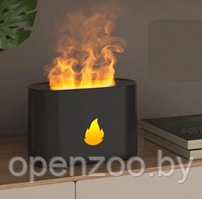 Аромадиффузор - ночник с эффектом пламени Flame Humidifier SL-168  Черный