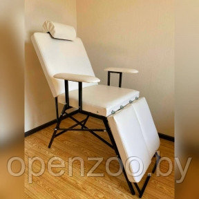 Косметологическое кресло - кушетка / маникюрно- педикюрное Молочный