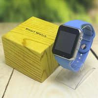 Умные часы Smart Watch A1 Синие (голубые)