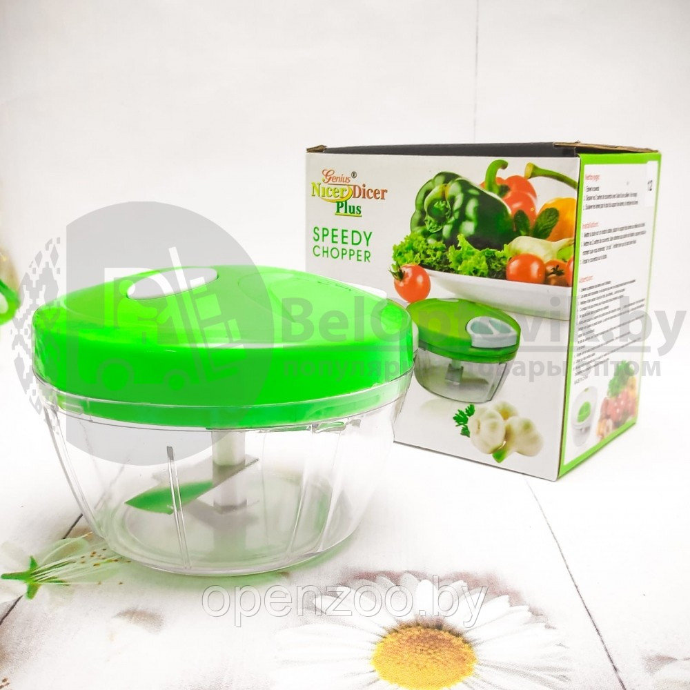 Ручной измельчитель для резки овощей Nicer Dicer Plus Speedy Chopper LY-606 (Найсер Дайсер Плюс) - фото 10 - id-p207596730