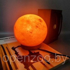 Солевой (соляной) ионизирующий светильник - ночник Шар / 2,5 3 кг. соли / Соляная лампа - фото 1 - id-p207595324