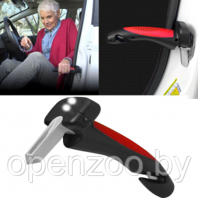 Универсальная автомобильная ручка Car Cane Handle 4 в 1(Поручень Фонарик Ножик Молоток) - фото 1 - id-p207596747