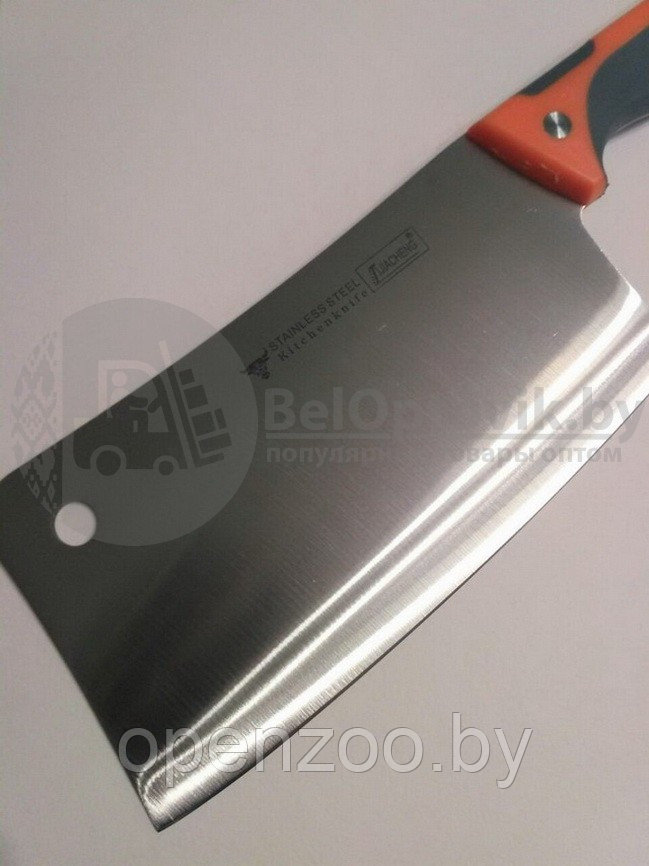 Топорик нож кухонный Lijiacheng CHOPPER с двухкомпонентной ручкой (лезвие 20 см) - фото 3 - id-p207596748