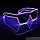 Очки для вечеринок с подсветкой PATYBOOM (три режима подсветки) Фиолетовые, фото 4