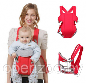 Рюкзак-слинг (кенгуру) для переноски ребенка Willbaby Baby Carrier, (3-12 месяцев) Красный - фото 1 - id-p207595360
