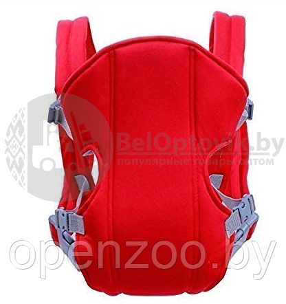Рюкзак-слинг (кенгуру) для переноски ребенка Willbaby Baby Carrier, (3-12 месяцев) Красный - фото 4 - id-p207595360