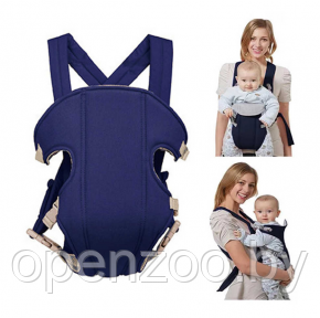 Рюкзак-слинг (кенгуру) для переноски ребенка Willbaby Baby Carrier, (3-12 месяцев) Синий - фото 1 - id-p207595361