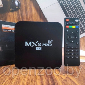 Приставка смарт ТВ на Android MXQ Pro 4K (TV BOX) 5G - фото 1 - id-p207596761