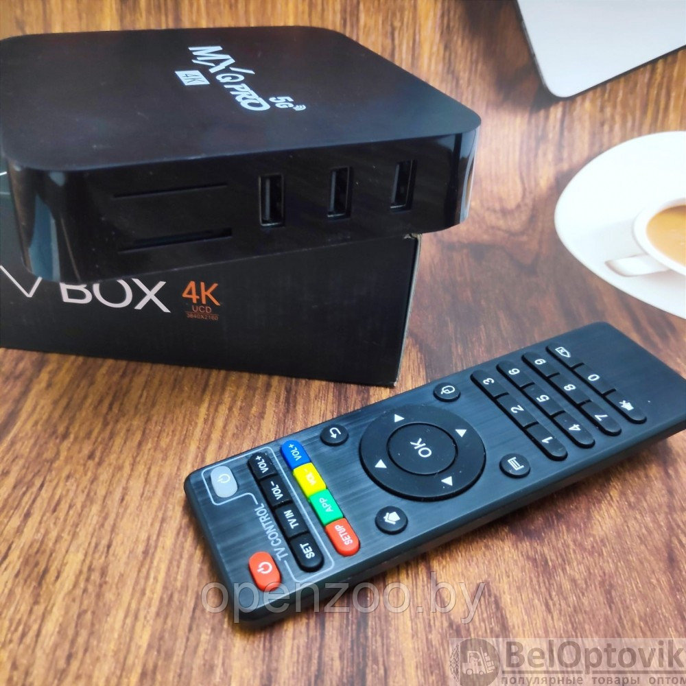 Приставка смарт ТВ на Android MXQ Pro 4K (TV BOX) 5G - фото 5 - id-p207596761