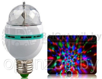 Вращающаяся светодиодная лампа LED full color rotating lamp Бриллиант - фото 3 - id-p207596767