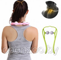 Универсальный роликовый массажер Neck Massager (шея, поясница, ноги, бедра) Зеленый