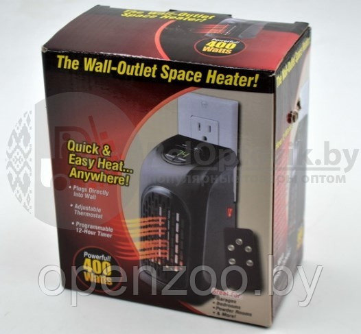 Портативный обогреватель быстрое тепло Rovus Handy Heater с пультом управления, 400W - фото 10 - id-p207596785