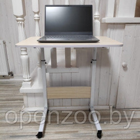 Универсальный стол для ноутбука Table - Mate  (прикроватный столик) на колесах  (складной, регулируемый по