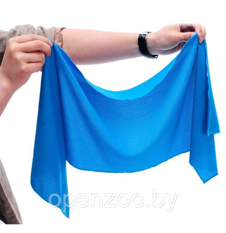 Спортивное охлаждающее полотенце Super Cooling Towel Синий - фото 3 - id-p207595402