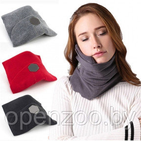 Подушка - шарф для путешествий Travel Pilows The Internal Support Черный - фото 1 - id-p207596804