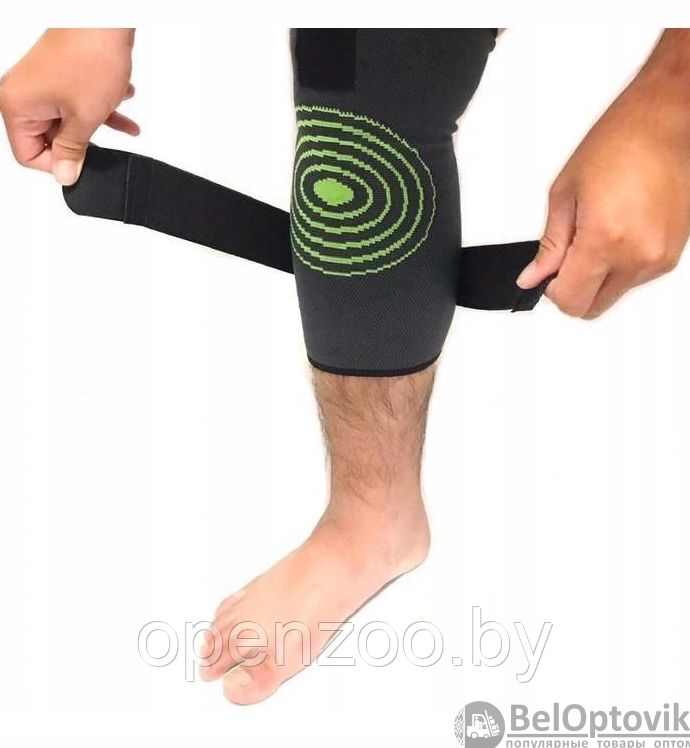 Компрессионный бандаж для коленного сустава Pain Relieving Knee Stabilizer (наколенник) Размер L - фото 4 - id-p207594944