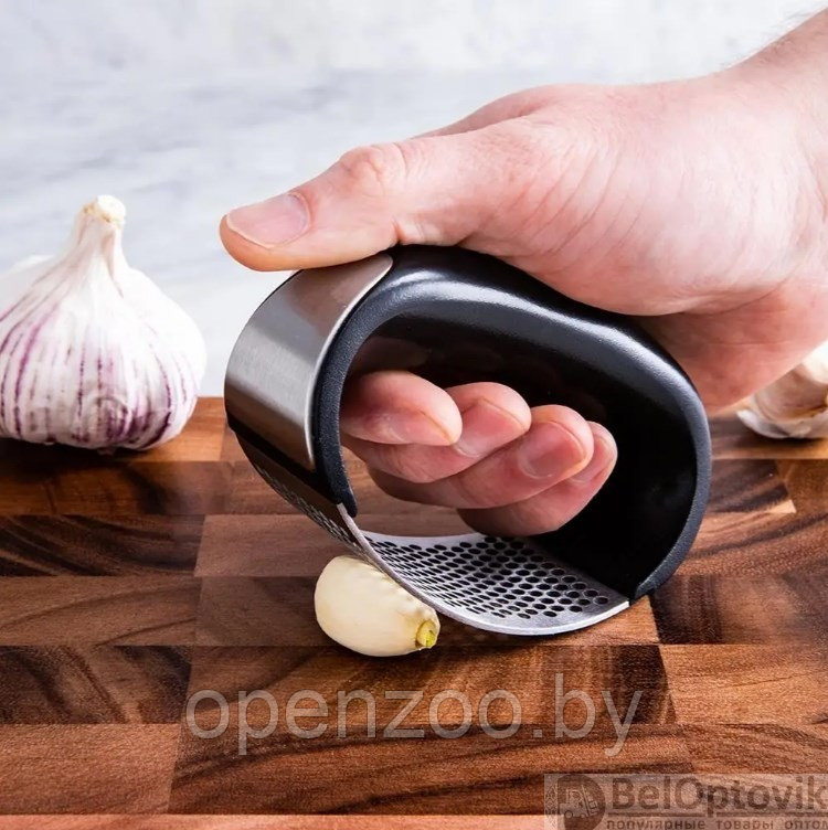 Пресс для чеснока, чеснокодавилка Garlic Press Черная - фото 6 - id-p207593611