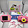 Оригинальный детский цифровой фотоаппарат Пчелка Childrens Fun Camera Светло розовый, фото 8