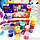 Набор для творчества Рисуем пальчиками Буба (краски 8 цветов по 40 мл., трафарет, раскраска), фото 7