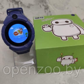 Детские GPS часы Smart Baby Watch Q610 (версия 2.0) качество А Синие