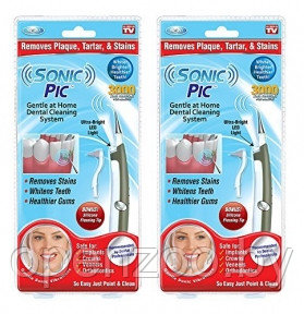 Средство для отбеливания зубов SONIC PIC Gentle at Home Dental Cleaning System - фото 1 - id-p207596831