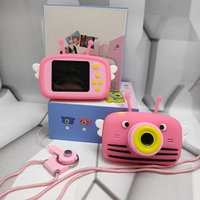 Оригинальный детский цифровой фотоаппарат Пчелка Childrens Fun Camera Розовый