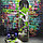 Детский скейтборд, размер 60x15см, пластиковые колеса 45мм Динозавр, фото 6