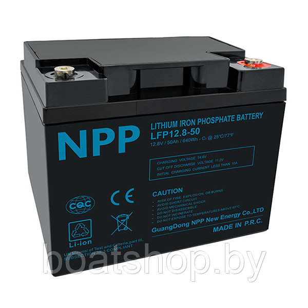 Аккумулятор NPP LiFePO4 12.8V 50Ah - фото 1 - id-p207590708