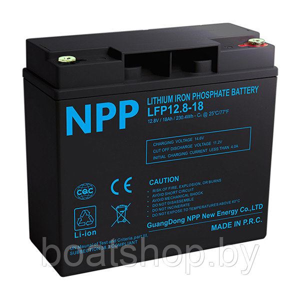 Аккумулятор NPP LiFePO4 12.8V 18Ah - фото 1 - id-p207552826