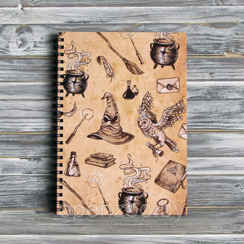 Скетчбук блокнот Sketchbook Крафт для рисования (А5, плотные листы, крафтовая бумага, спираль, 60 листов) - фото 2 - id-p207593624