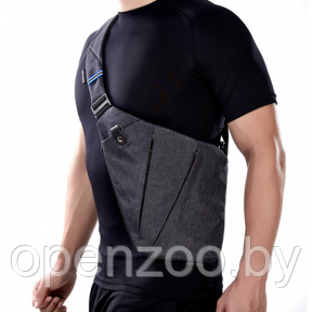 Универсальная сумка-кобура ультратонкая DXYZ (через плечо) Niid Fino Серая (текстиль)
