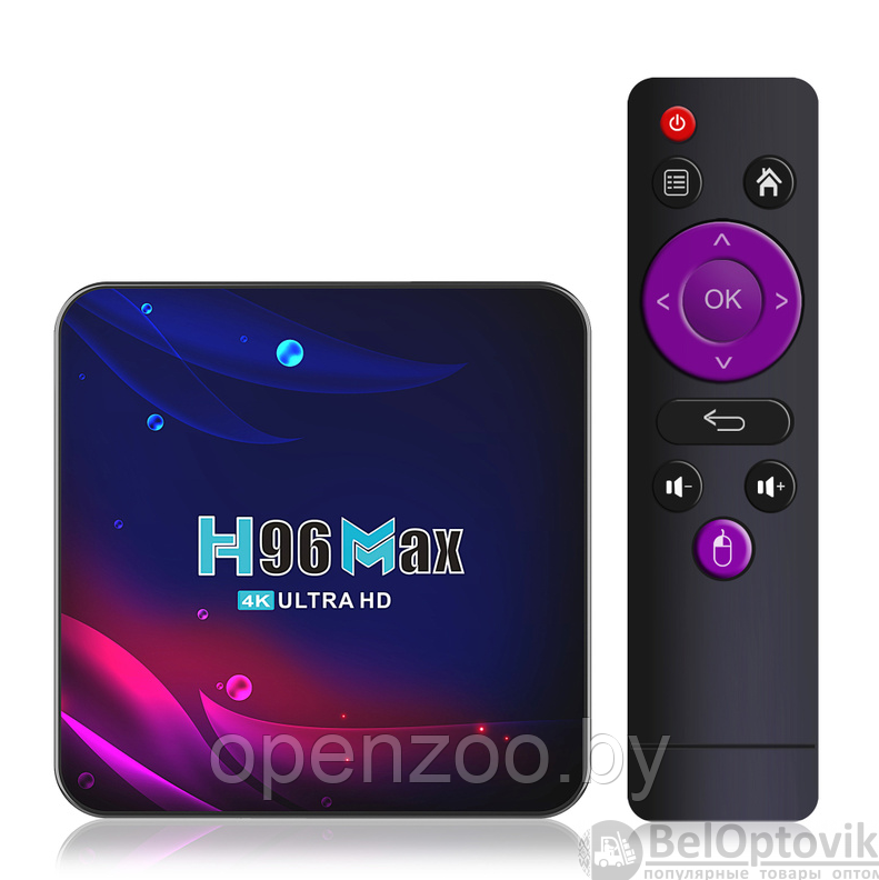 Телевизионная андроид приставка Smart TV H96 Max V11, Android 11, 4K HD, Youtube, Google Play 4G/32Gb Wi Fi c - фото 6 - id-p207593626