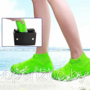 Бахилы (чехлы на обувь) от дождя и песка многоразовые силиконовые Waterproof Silicone Shoe. Суперпрочные - фото 1 - id-p207596038