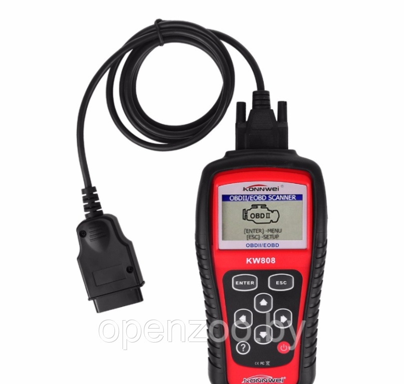 Мультимарочный автосканер Konnwei KW 808 (OBD2/EOBD/К-line). Встроенная библиотека ошибок - фото 9 - id-p207594005