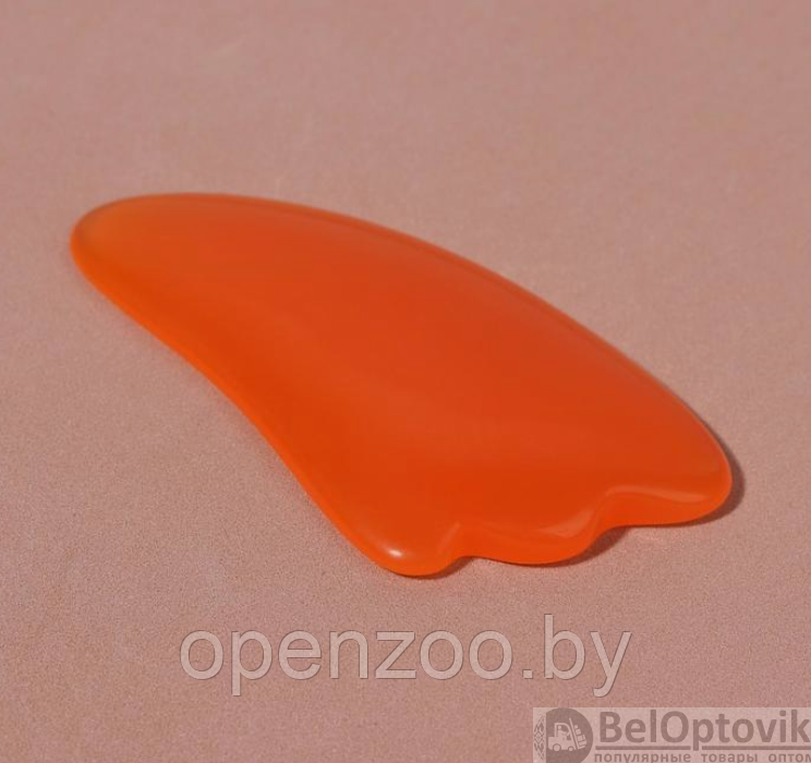 Массажёр гуаша Скребок, 9,5 5,5 см, цвет оранжевый - фото 6 - id-p170210128