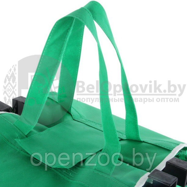 Вместительная сумка для покупок Grab Bag для шоппинга с креплением к тележке - фото 5 - id-p207594996