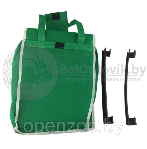 Вместительная сумка для покупок Grab Bag для шоппинга с креплением к тележке - фото 9 - id-p207594996