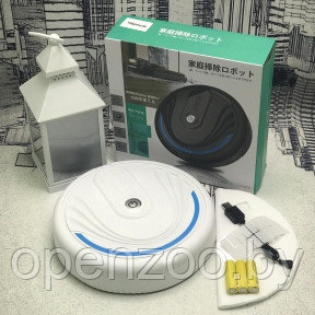 Ультратонкий USB робот пылесос-полотер SWEEP Cleaner (сухая уборка, высота 5 см) Белый - фото 1 - id-p207594568