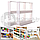 Кухонный органайзер 2-ух рядный для специй (приправ), косметики с выдвижными полками, 28 х 29 х 10 см, фото 6