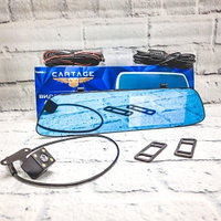 Видеорегистратор Cartage, 2 камеры, HD 1080P, размер 308 см, TFT 5.0, обзор 140