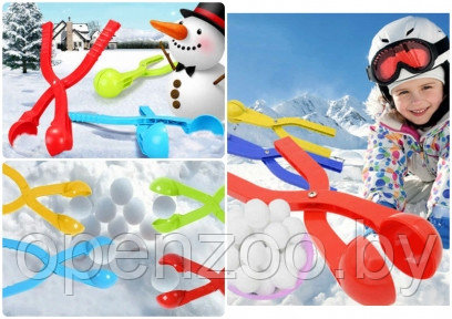 Игрушка для снега Снежколеп (снеголеп), диаметр шара 6 см, дл. 26 см Красный - фото 1 - id-p207594024