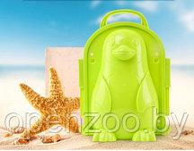 Объемная формочка 3D для песка и снега Beach Toys Салатовый Пингвин