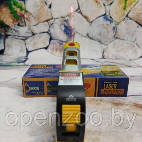 Лазерный строительный уровень Laser Levelpro3 со встроенной рулеткой 2,5 м - фото 1 - id-p207596064