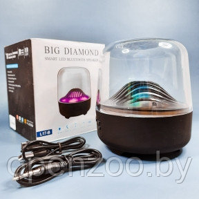 Беспроводная портативная акустическая колонка Bluetooth  Big Diamond  Белая