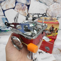 Газовая горелка (плита) Windproof Camping Stove к-202(YC-201) с чехлом