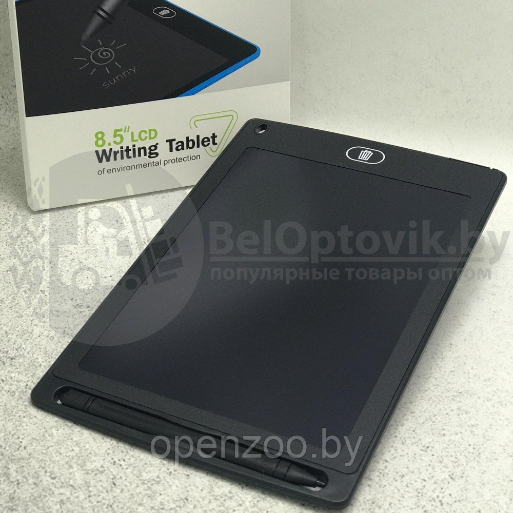 Графический обучающий планшет для рисования 8.5 дюймов Writing Tablet Черный - фото 3 - id-p207594584