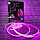 Неоновая светодиодная лента Neon Flexible Strip с контроллером / Гибкий неон 5 м. Розовый, фото 2