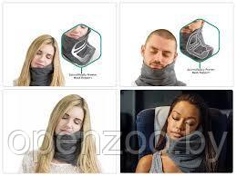 Подушка - шарф для путешествий Travel Pilows The Internal Support Серый