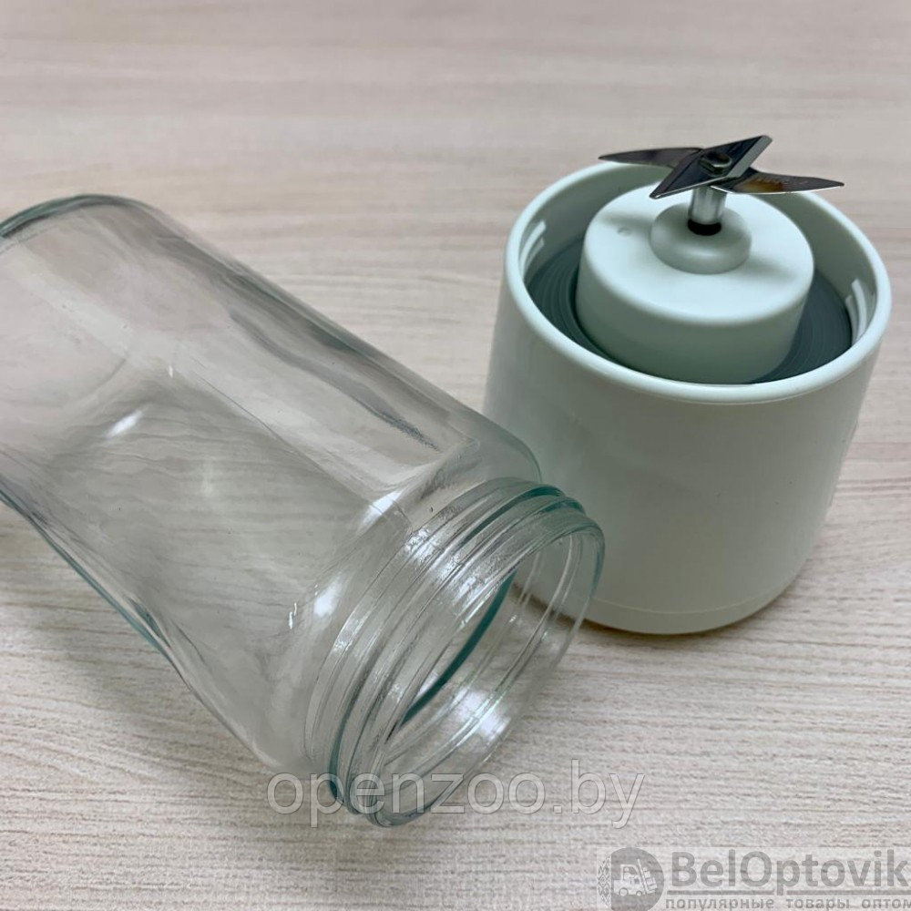 Портативный блендер Navaro со съемной стеклянной колбой, 1200mAh, USB - фото 5 - id-p207593668
