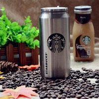 Термобанка Starbucks (Старбакс) нержавеющая сталь H-184 с поилкой, 300ml